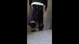 Cat + Handstand = Unexpected Launch 