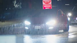 US, Los Angeles: Simi Valley The Atmospheric River Arrives