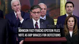 Johnson Fast-Tracks Epstein Files Vote as GOP Braces for Defections