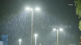 US, Los Angeles: Santa Clarita Rain