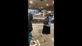 Knife-wielding man shot by police and Paris' Montparnasse train station