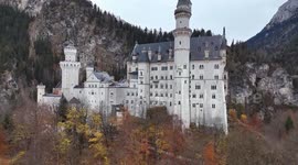 Germany's Neuschwanstein Castle shines amid autumn colors