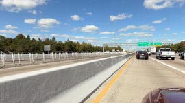 semi truck rollover on Sam Houston Tollway