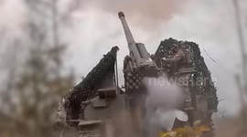 Artillery strikes target Ukrainian drone sites in Dnipropetrovsk, Russia says