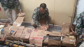 The Geological Museum of the Geological Agency of the Ministry of Energy and Mineral Resources/ESDM/is currently repairing the fossil of an ancient elephant/Stegodon trigonocephalus from Nganjuk Regency/East Java. CURRENTLY, GEOLOGICAL MUSEUM TECHNICIANS