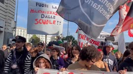 ITALY: Students stage ‘No Meloni Day’ in Naples, protesting education cuts, pro-Israel stance