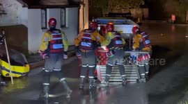 HM Coastguard Leads Urgent Rescues as Life-Threatening Flooding Hits Skenfrith, South Wales
