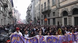 Students in Milan lead 
