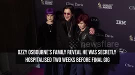 IN CASE YOU MISSED IT: Ozzy Osbourne's family reveal he was secretly hospitalised two weeks before final gig