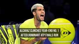 Alcaraz Clinches Year-End No. 1 After Dominant ATP Finals Run