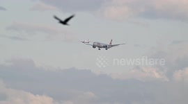 Air traffic at San Francisco International Airport