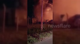 Argentina: Dozens Injured in Large Blaze Near Buenos Aires