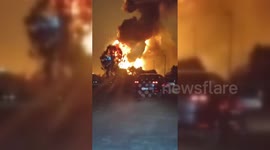 Argentina: Explosions Trigger Large Blaze in Ezeiza, South of Buenos Aires