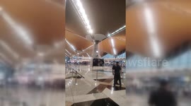 Malaysia: Heavy Rain Floods Terminal at Kuala Lumpur International Airport