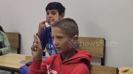 Hearing-impaired children resume education in Gaza after Israeli attacks