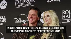 NEWS OF THE WEEK: Jim Carrey and Taylor Momsen reunite 25 years after How the Grinch Stole Christmas