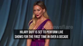 NEWS OF THE WEEK: Hilary Duff to play first live shows in a decade: 'I'm so ready'