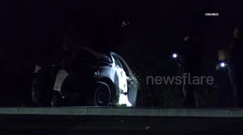 US, Phoenix: Queen Creek Fatal Car vs Pole Crash
