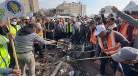 Gaza launches symbolic campaign for reconstruction amid vast destruction