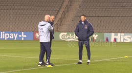 Azerbaijan: The French national football team held an open pre-match training session in Azerbaijan