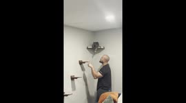 Kitten Chooses Her Own Way Down