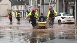 MONMOUTH RESIDENT RESCUED FROM FLOODWATERS BY FIRE AND RESCUE SERVICE