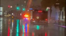 US, Los Angeles: South Gate Domestic Violence Call Ends In Officer-Involved Shooting