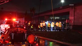 US, Los Angeles: Fullerton Water Rescue