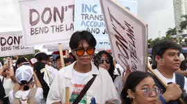 Thousands of Filipinos take to streets for government transparency