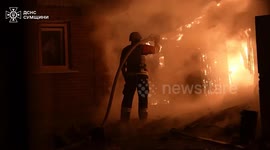 Russian strike hits residential area in Sumy, injures one, Ukraine says