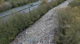 Illegal waste line detected on floodplain near River Cherwell in Oxfordshire