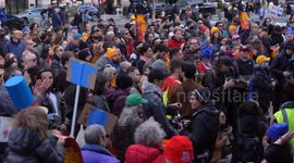 Protest calling for 'Tax the Rich' held at Union Square in New York
