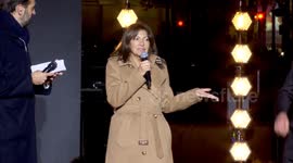 Champs-Elysees lights up for Christmas with festive show debut