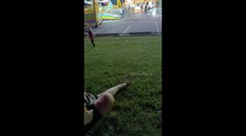 Granddaughter's Carnival Adventure: Fireworks and Sensory Fun on the Hillside