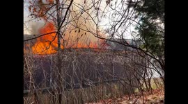 US: Massive Garage Fire Reported in Northborough, Massachusetts
