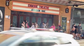 Fans line up for Addison Rae meet and greet in Sydney, Australia