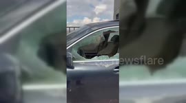 Palestinian Cars Damaged in Settler Attack Near Ramallah