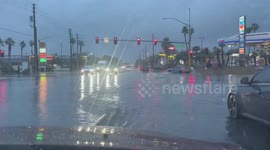 US: Storm Triggers Localized Flooding in Southern Nevada
