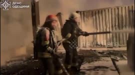 Russian airstrike on Odessa sparks fire at infrastructure facilities, Ukraine says