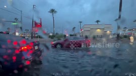 US: Storm Triggers Localized Flooding in Southern Nevada 2