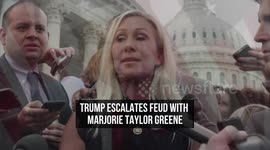Trump Escalates Feud with Marjorie Taylor Greene