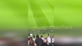 Ronaldo jeered by Irish fans after being red-carded in World Cup qualifier