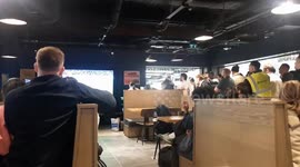 Ireland fans erupt in cheers when football team scores last-minute goal