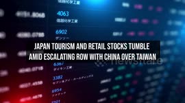 Japan Tourism And Retail Stocks Tumble Amid Escalating Row With China Over Taiwan