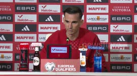 Spanish footballer Fabian Ruiz briefs press ahead of Türkiye qualifier