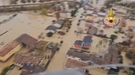 2 missing after landslide hits house amid torrential rain in Italy