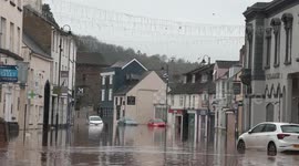 STORM CLAUDIA-MONMOUTH TOWN FLOODED WITH MANY RESIDENTS STILL AWAITING RESCUE.