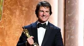 UNCAPTIONED: Tom Cruise accepts honorary Oscar: 'Making films is not what I do, it is who I am'