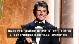 IN CASE YOU MISSED IT: Tom Cruise accepts honorary Oscar: 'Making films is not what I do, it is who I am'