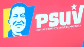 Venezuela Interior, Justice and Peace Minister Cabello speaks at party press conference